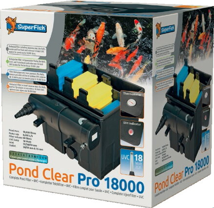 SuperFish Pond Clear Pro 18000 Filter 18W UV
