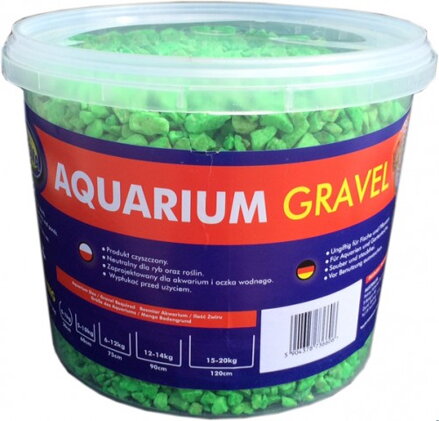 Akváriový štrk fluo zelený 5kg