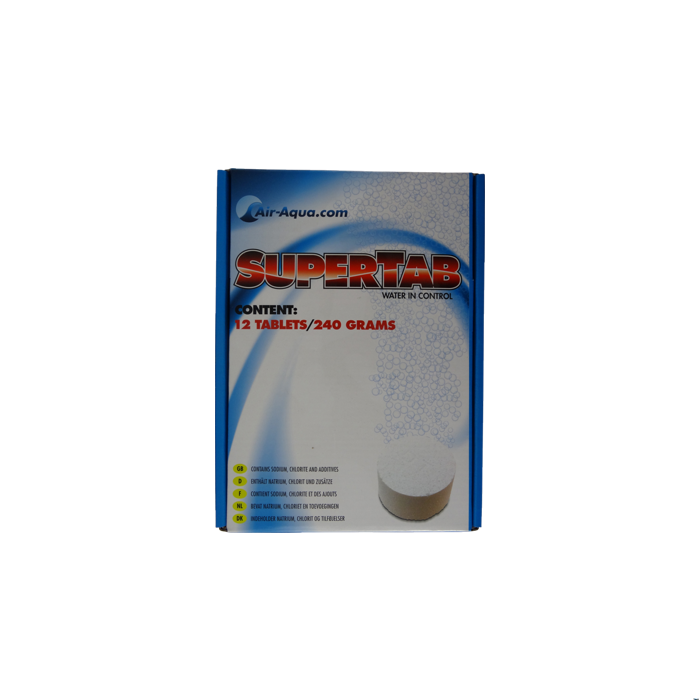 SuperTab - Chlórdioxid - 12 x 20 gramov - 10%