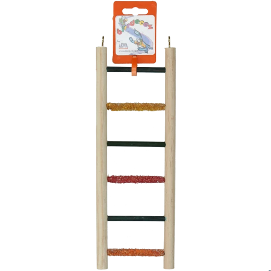 Andulkový rebrík 6 stupňov Celodrevený 25cm