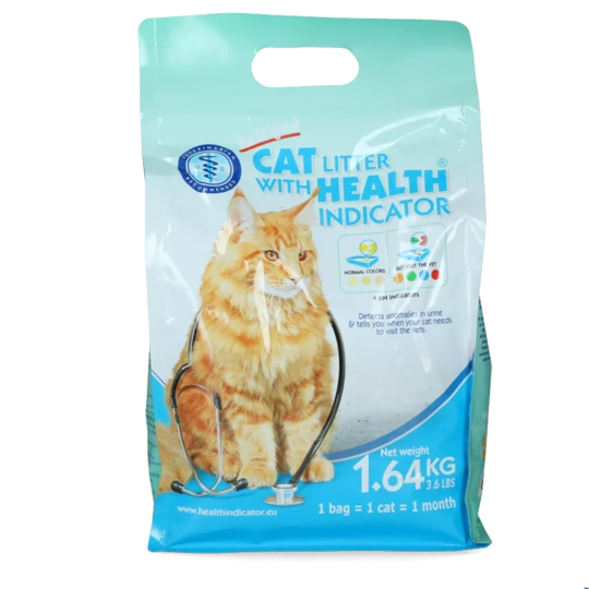 Podstielka pre mačky s indikátorom zdravia  1,64kg