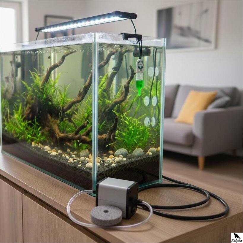 Kompresory, vzduchovanie a okysličenie akvária