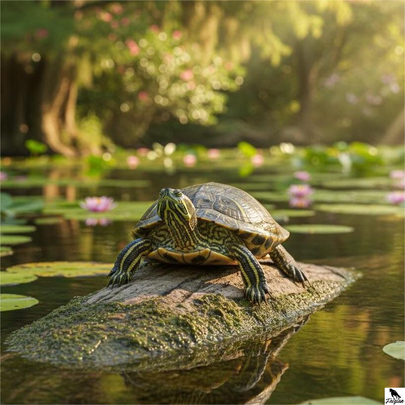 Korytnačka písmenková (Trachemys scripta)