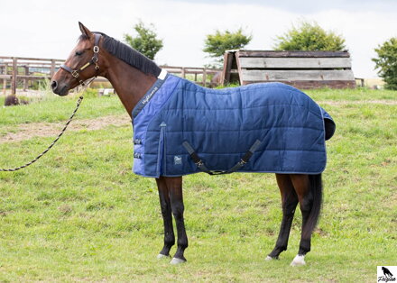 Stajňová deka Highliner 300gr modrá
