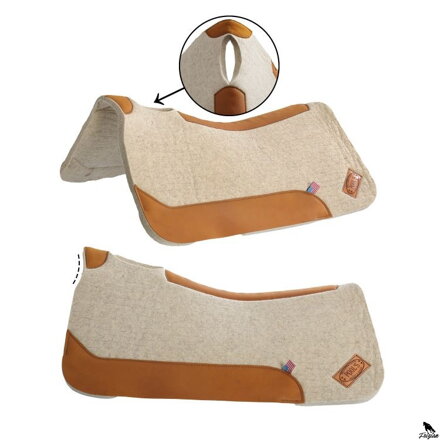 3/4" WOOL FELT CONTOUR SADDLE PAD