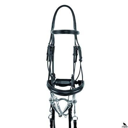 OLYMPE DRESSAGE BRIDLE čierna