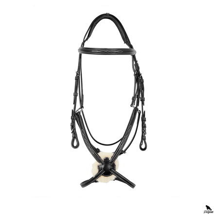BRIDLE WITH MEXICAN NOSE čierna