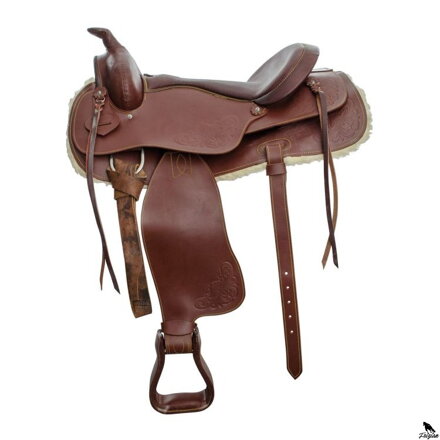 ALL PURPOSE RED HORNS SADDLE WITH NABUK SEAT
