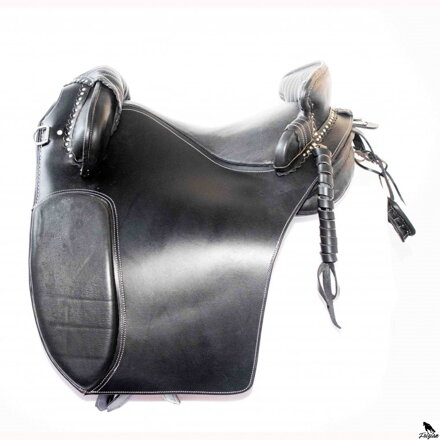 JM CAMARGUESE SADDLE čierne