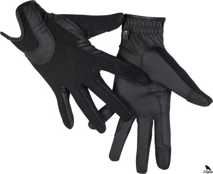 Jazdecké rukavice - Grip Mesh- čierne