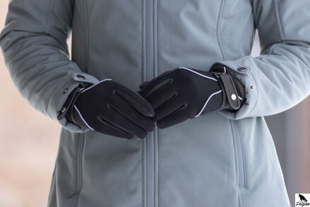 Jazdecké rukavice -Classic- Softshell