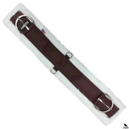 Western Girth Nylon And Synthetic Wool hnedý