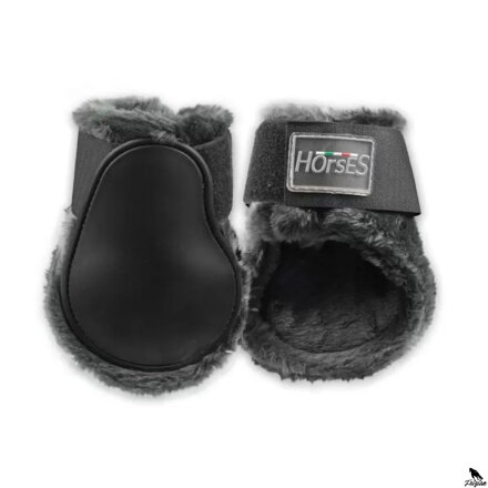 Horses Fur Fetlock Boots čierne