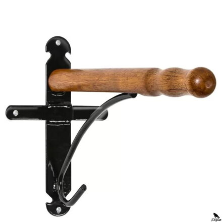 Metal and Wood Saddle Rack