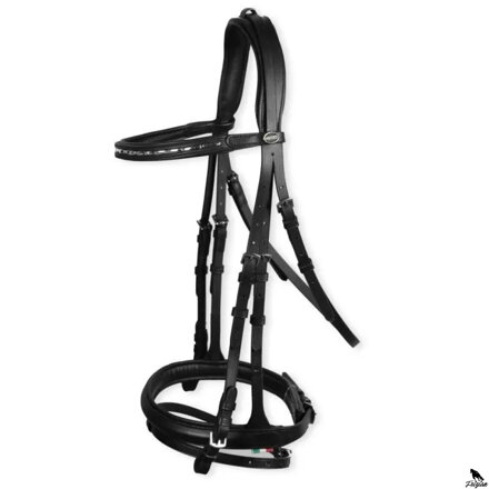 Horses Trieste Leather Bridle čierna