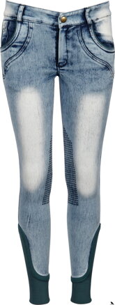Jazdecké nohavice Denim Diva Sea Breeze Gri