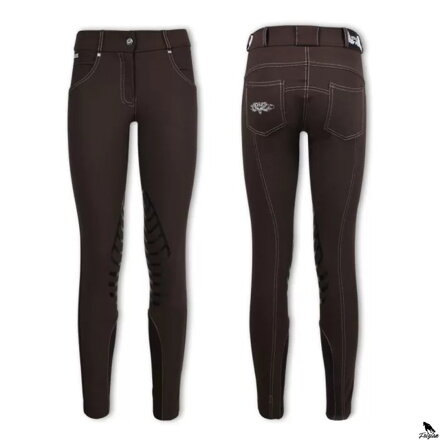 Horses Ladies Breeches "Light Crystal" hnedé
