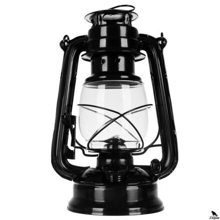 Čierná olejová lampa 24cm