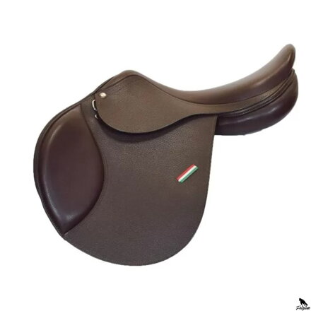 Skákacie sedlo Equestro Supreme Evolution hnedé