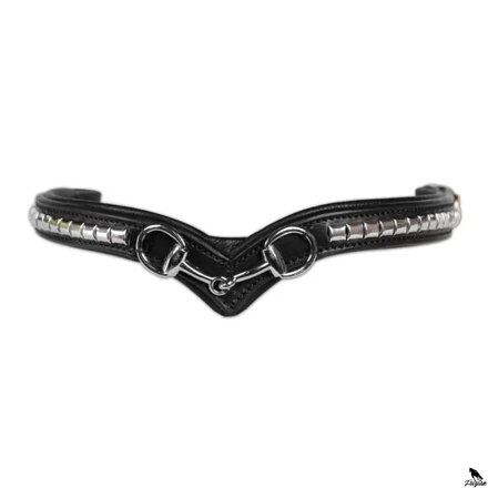 Horses V-Bit Browband čierna