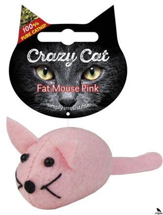 Crazy Cat Fat Mouse ružová