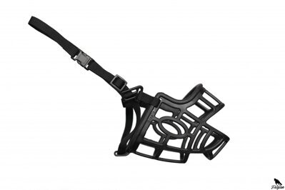Flexy plastový náhubok dĺžka 32cm M, remienok: 44-60cm