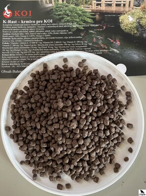 K-Rast – krmivo pre KOI 3L (6mm)