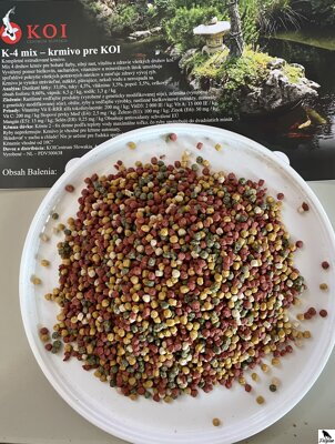 K-4 mix – krmivo pre KOI 3L (3mm)
