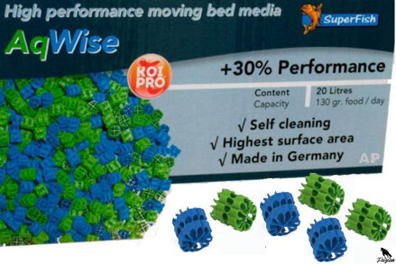 SuperFish POND AQWISE plávajúce filtračné médium 20 L PRO