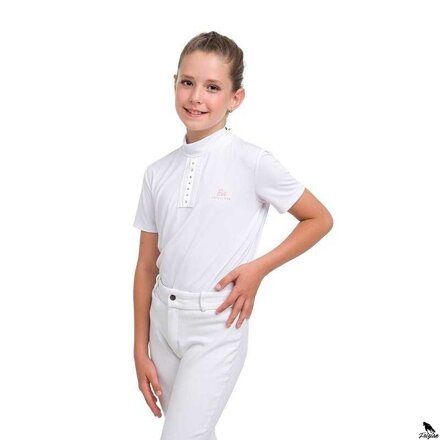 DETSKÉ JAZDECKÉ KOŠELE I LOVE CRYSTAL - KRÁTKY RUKÁV