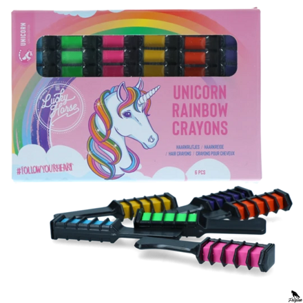 Dúhová krieda Lucky Horse Unicorn 6ks