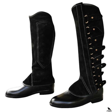 ECONOMIC PORTUGUESE MODEL LEG CHAPS čierne