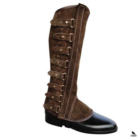 ECONOMIC PORTUGUESE MODEL LEG CHAPS hnedé