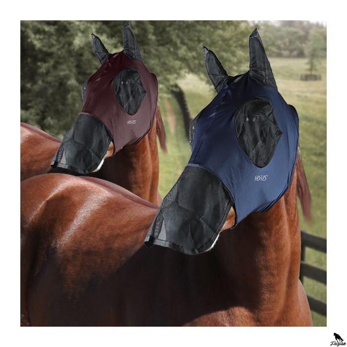 Fly Mask in Lycra with Mesh for Eyes and Nose 