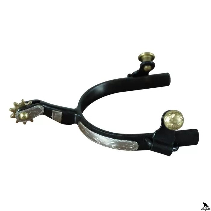 "Classic Gold" Western Spurs Black "Classic Gold" Western Spurs Black