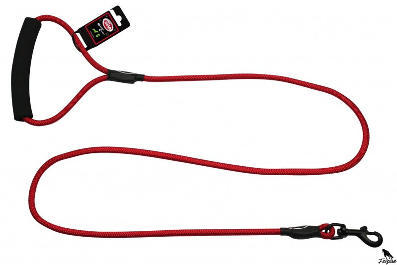 Nylonové vodítko s neoprénovou rukoväťou 1cm x 120 cm, čierne Nylonové vodítko s neoprénovou rukoväťou 1cm x 120 cm, čierne