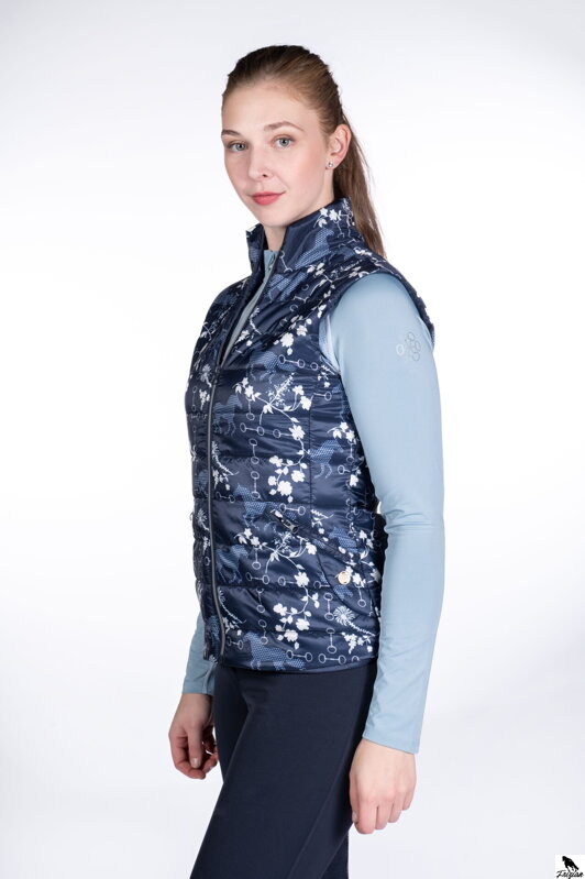 Quilted vest -Bloomsbury- Quilted vest -Bloomsbury-