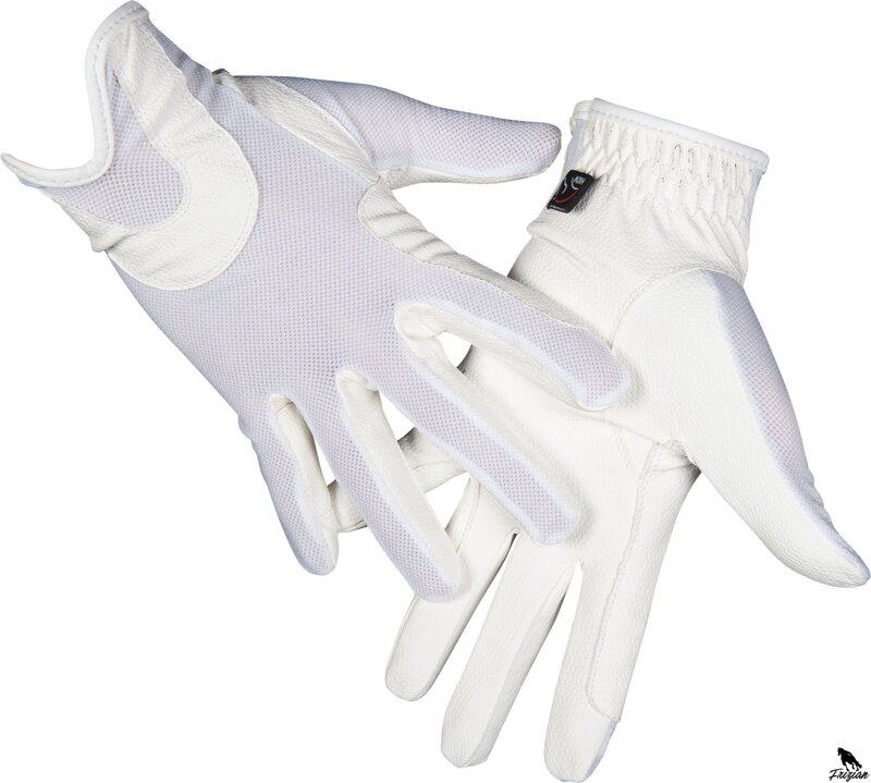 Jazdecké rukavice - Grip Mesh- biele Jazdecké rukavice - Grip Mesh- biele