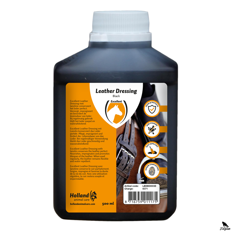 Olej na čiernu kožu a sedlo Excellent Black 500ml Olej na čiernu kožu a sedlo Excellent Black 500ml