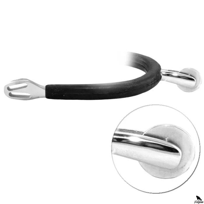 Unisex Spurs Covered in Rubber with Rowel Unisex Spurs Covered in Rubber with Rowel