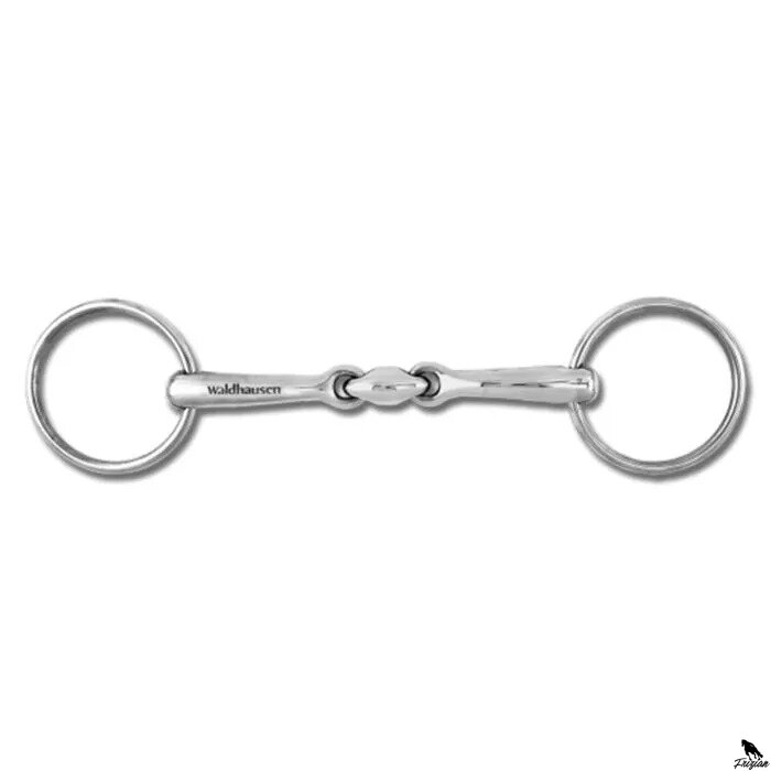 Snaffle Bit Double Jointed Solid 14mm Snaffle Bit Double Jointed Solid 14mm
