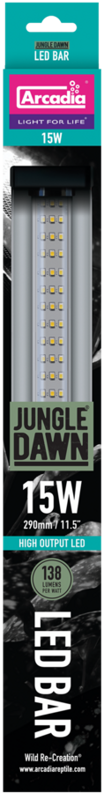 ARCADIA JUNGLE DAWN LED BAR 290MM 15 WATT ARCADIA JUNGLE DAWN LED BAR 290MM 15 WATT