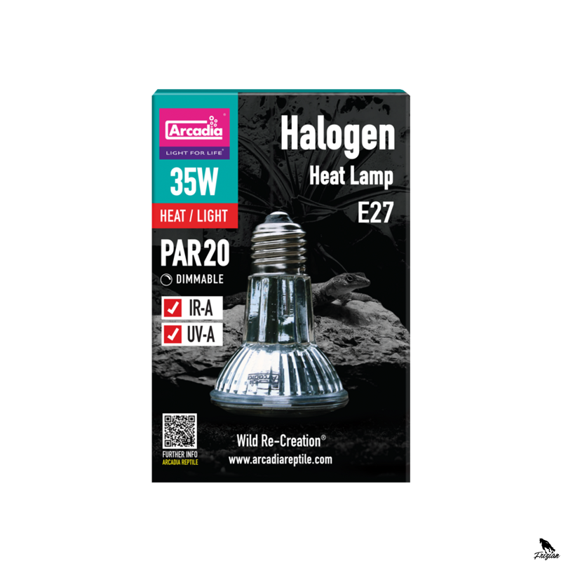 Arcadia Reptile 35w Halogen Flood, 240v E27 Arcadia Reptile 35w Halogen Flood, 240v E27