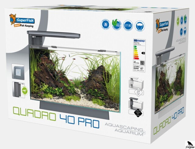 SUPERFISH QUADRO 40 PRO čierne SUPERFISH QUADRO 40 PRO čierne