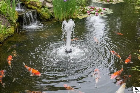 Vzduchovanie do záhradného jazierka